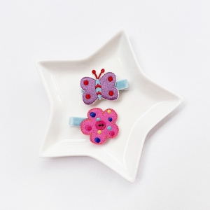 Girl Hair Clip Butterfly Flower CNY Set (GHP6388)
